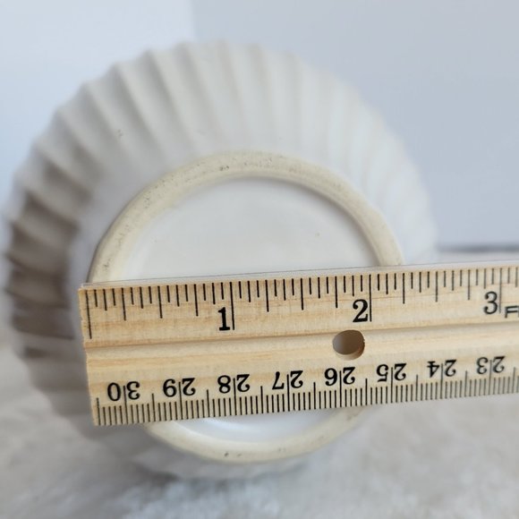 Large White Ceramic Vase - Picture 4 of 14